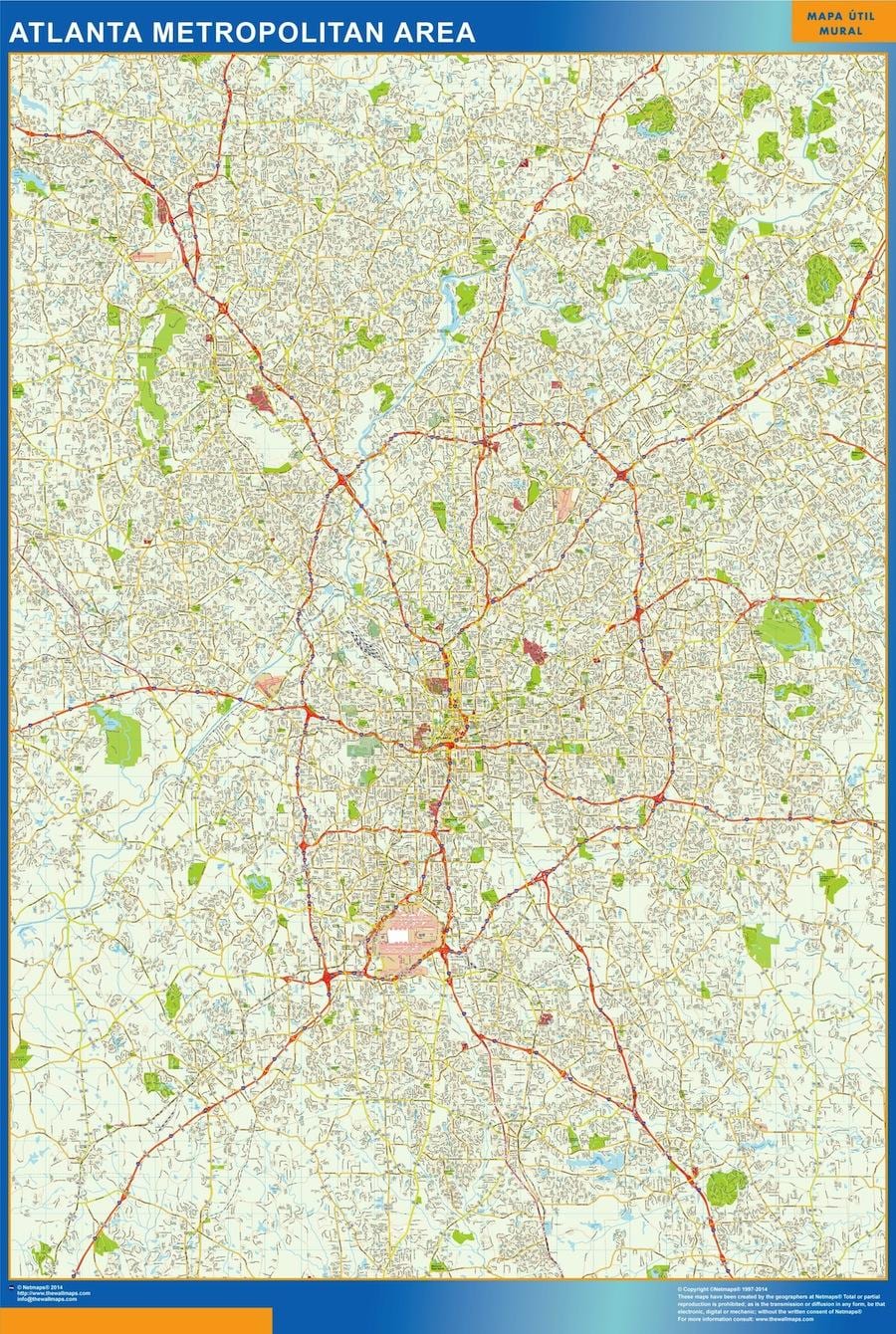 ქუჩის რუკა Atlanta