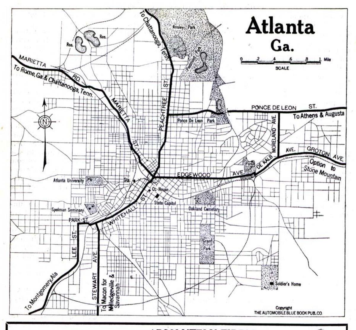 რუკა Atlanta საქართველო