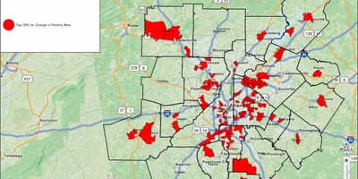 დანაშაულის რუკა Atlanta