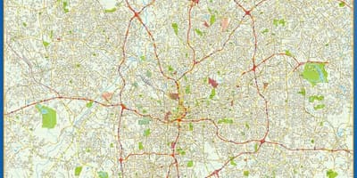 ქუჩის რუკა Atlanta