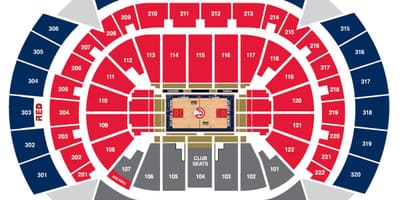 Philips arena ადგილს რუკა